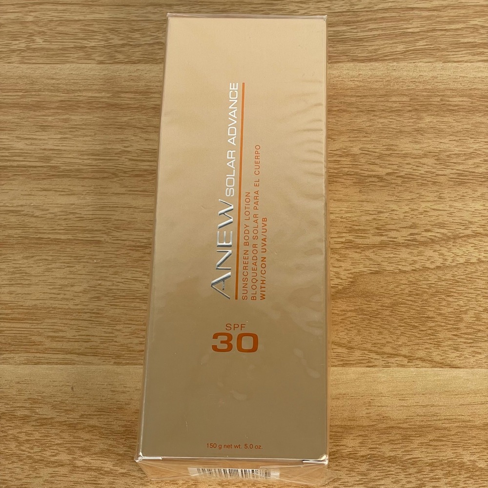 Avon Anew Solar Advance Sunscreen Body Lotion SPF 30 RepairShield 5oz New Sealed